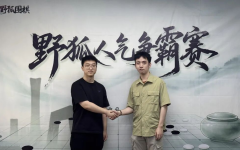 野狐人气争霸赛王星昊四度夺冠，屠晓宇棋差一招